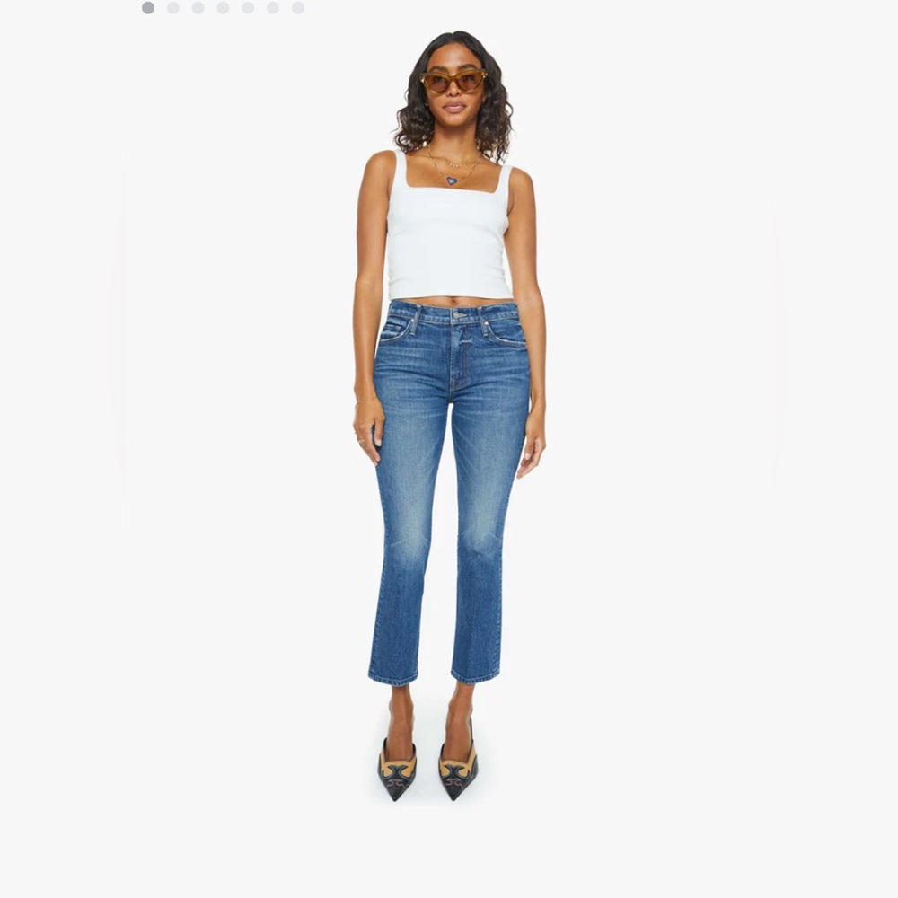 MOTHER Insider Ankle Classic Blue Jeans Size 26